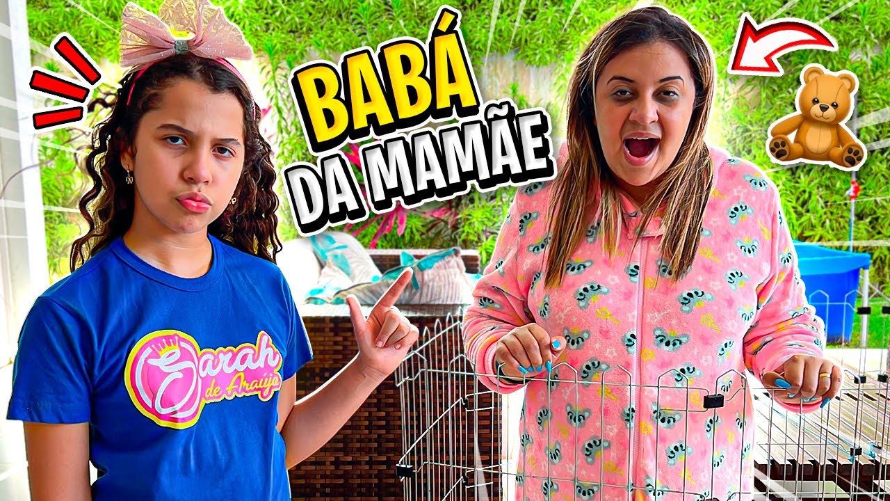 VIREI BABÁ DA MAMÃE POR UM DIA | Sarah de Araújo