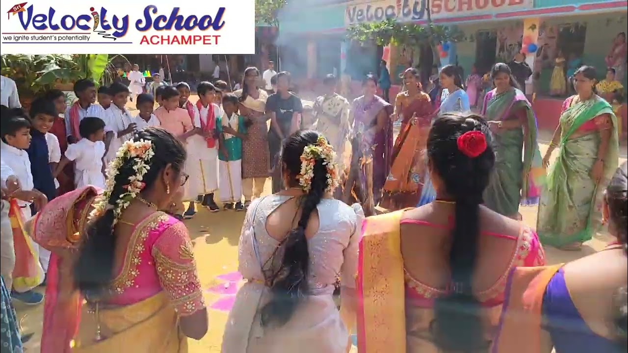 Sankranthi Celebrations 🥳🐓||Srivelocityschool ||Srivelocityschool ||Achampet ||Anil Kumar||2023-24 |