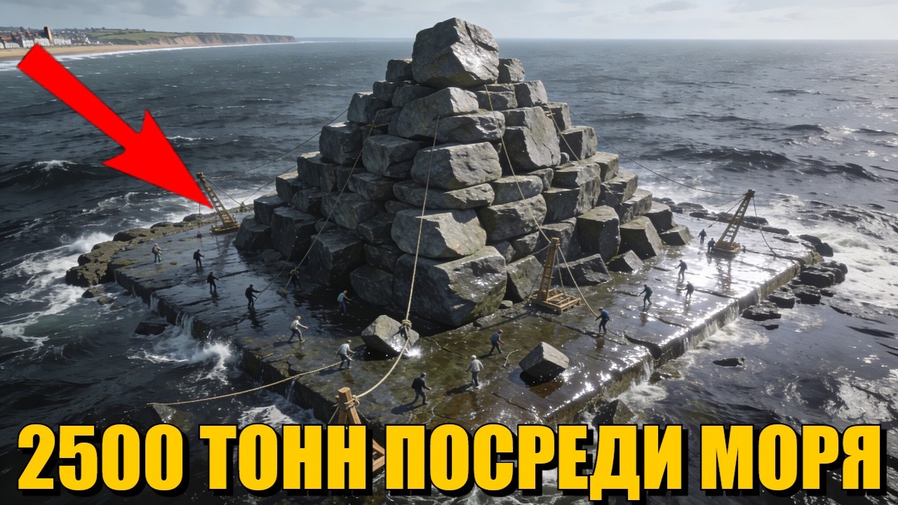 Маяк Белл-Рок (Англия): Башня, вросшая в скалу. Невозможная логистика посреди шторма
