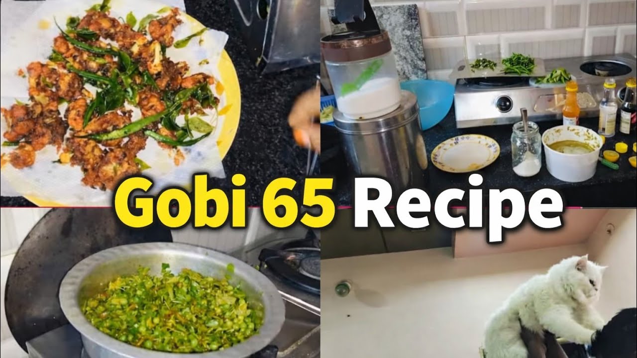 || Gobi 65 Recipe || & Methi Matar Ki Bhaji || Morning To Night Routine Vlog 😊