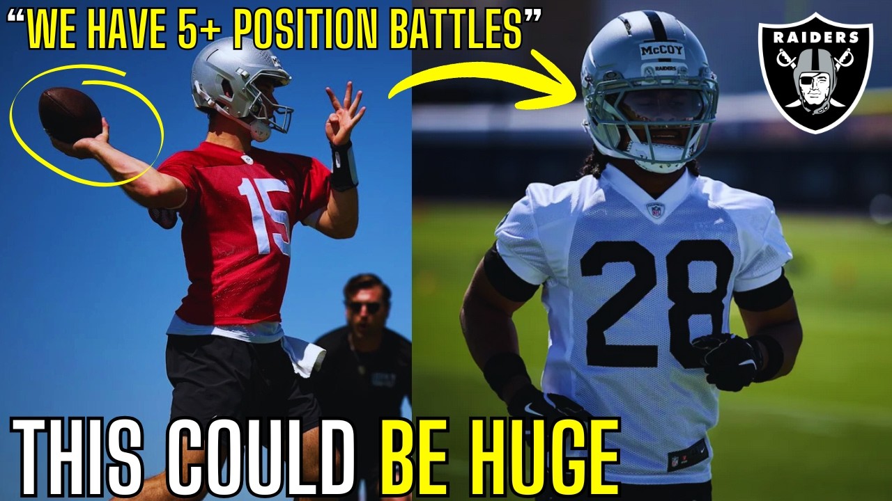 The Las Vegas Raiders OTAs Look INSANELY COMPETITIVE...
