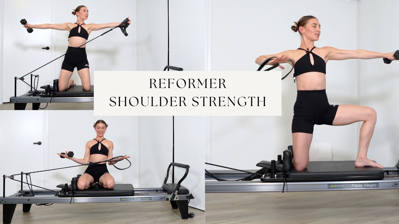 20 MIN REFORMER PILATES | Intermediate/Advanced side kneeling arms