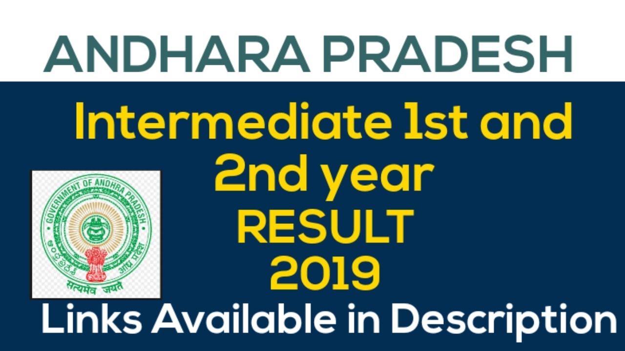 Ap intermediate 1st &2nd Year Results Realised 2019