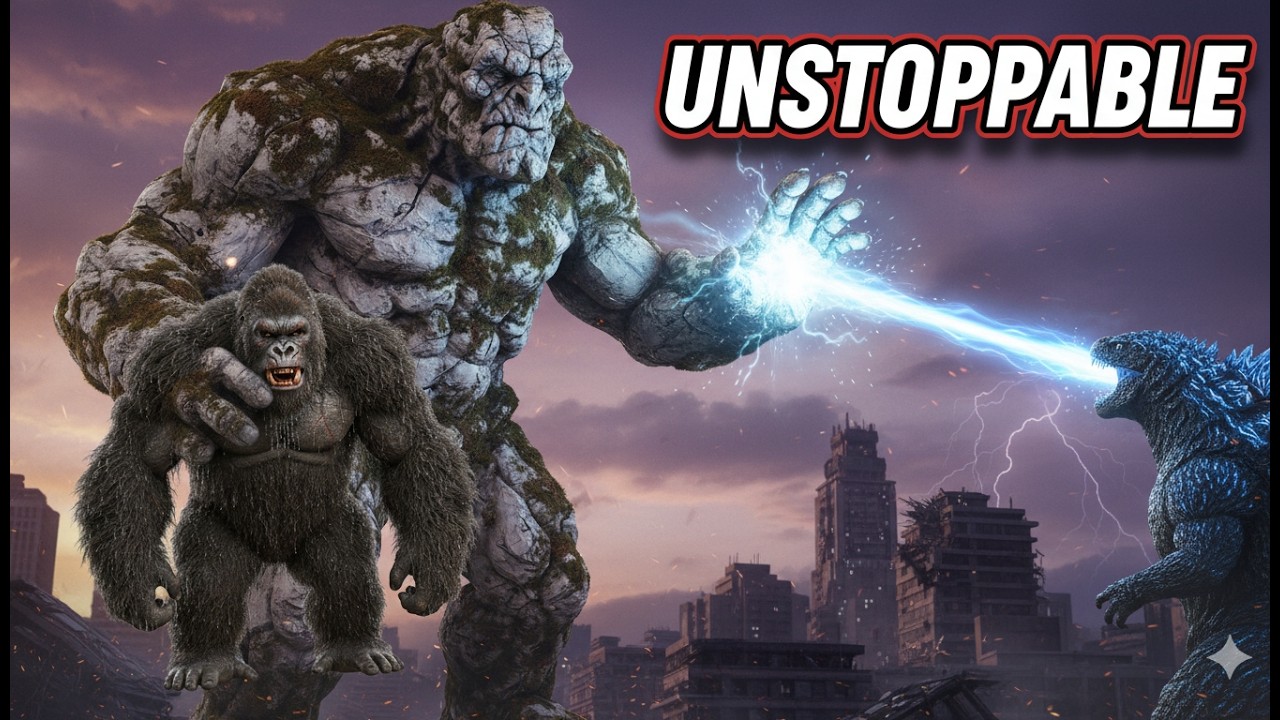 Godzilla & King Kong vs Mega Troll: Giant Monster War