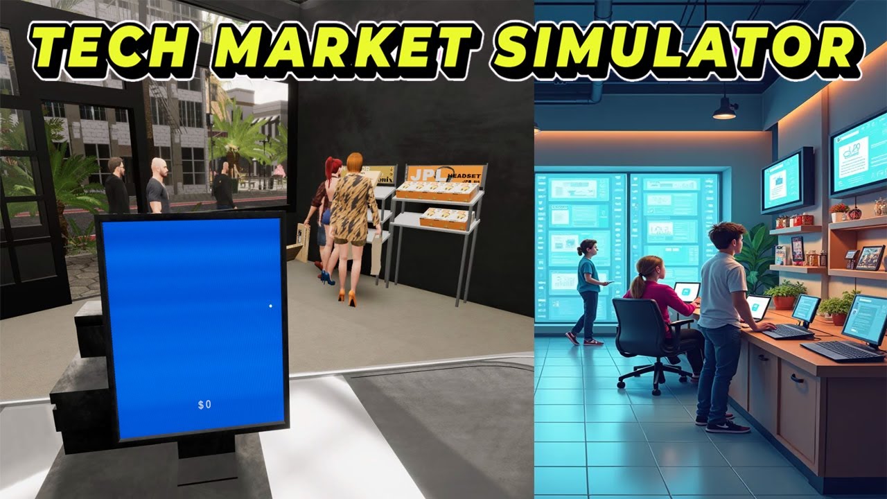 Tech Market Simulator - First Look Gameplay | Another one of the same.. | PC Steam 4K