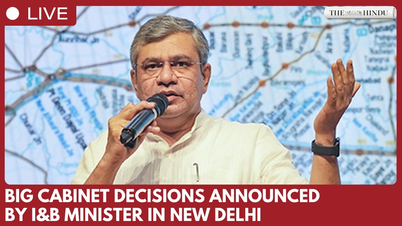 Union Minister Ashwini Vaishnaw briefs media on Cabinet decisions in New Delhi