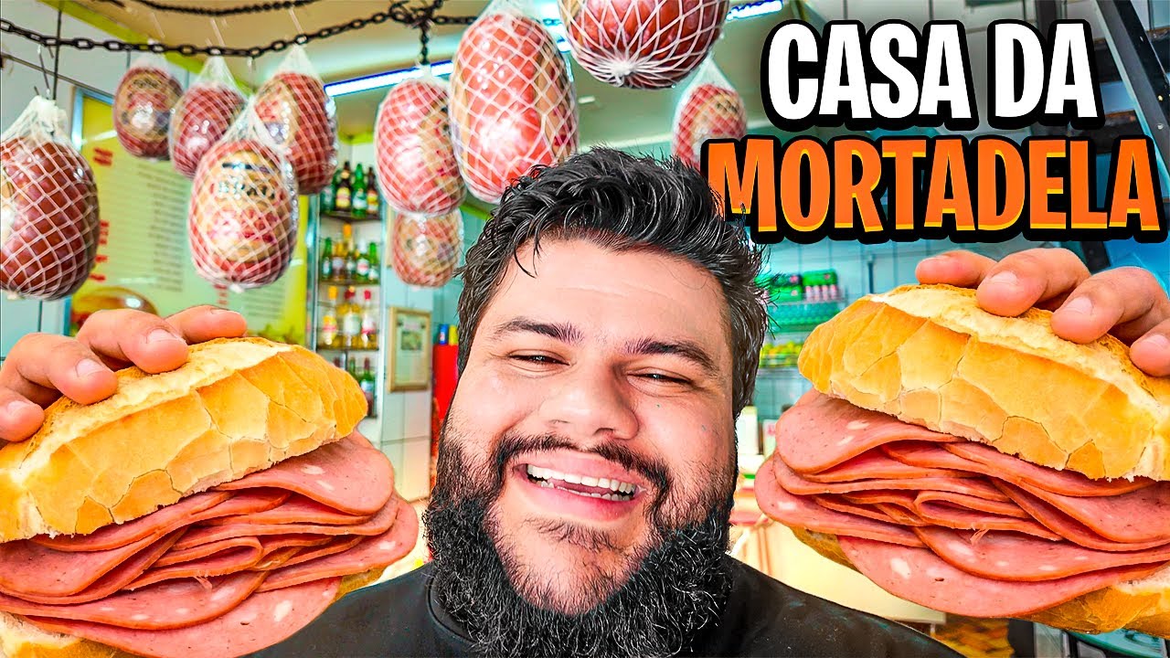 O MELHOR SANDUÍCHE DE MORTADELA DE SP? 🥪 Fui na Verdadeira Casa da Mortadela!