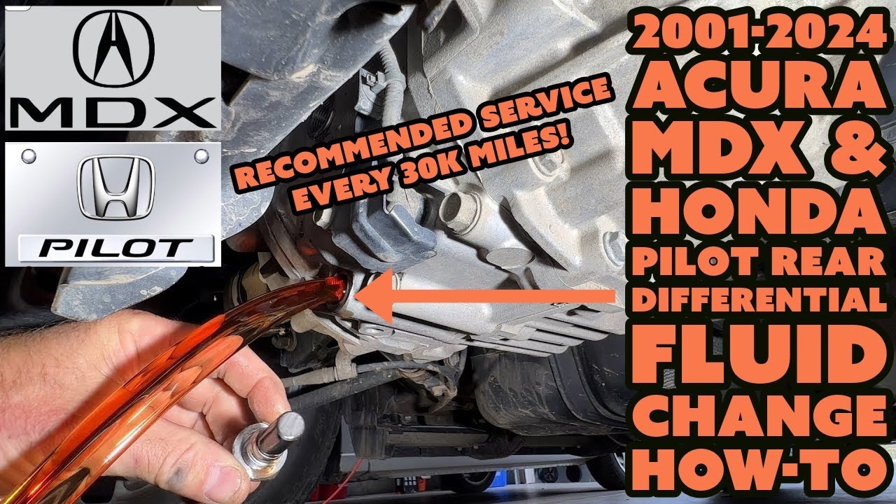 Acura MDX & Honda Pilot Rear Differential Fluid Change How-To