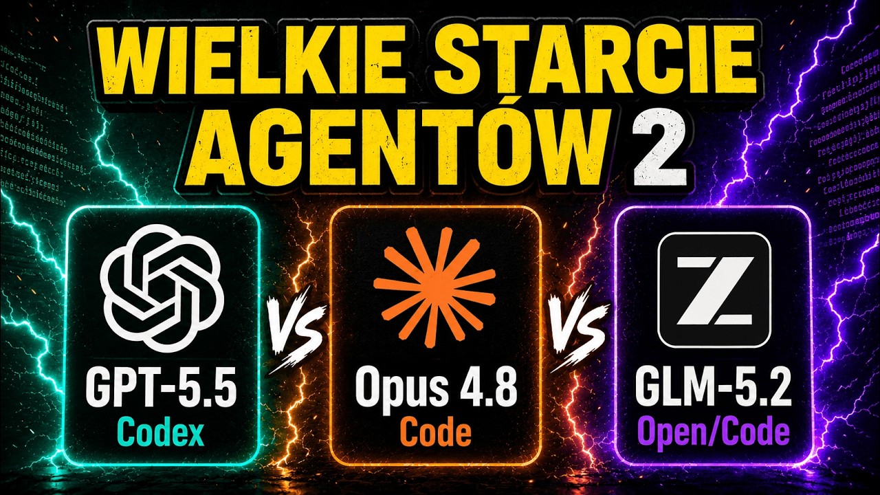 Wielki Test Agent&oacute;w 2 | GLM-5.2 vs Opus-4.8 vs GPT-5.5