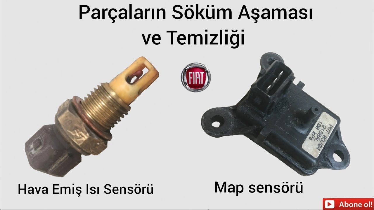 #siena#palio Map Sensörü & Hava Emiş Isı Sıcaklık Sensörü Sökümü ve Temizliği(Soket Temizliği)👇