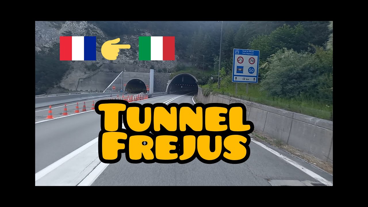 I'm driving through the Frejus tunnel.