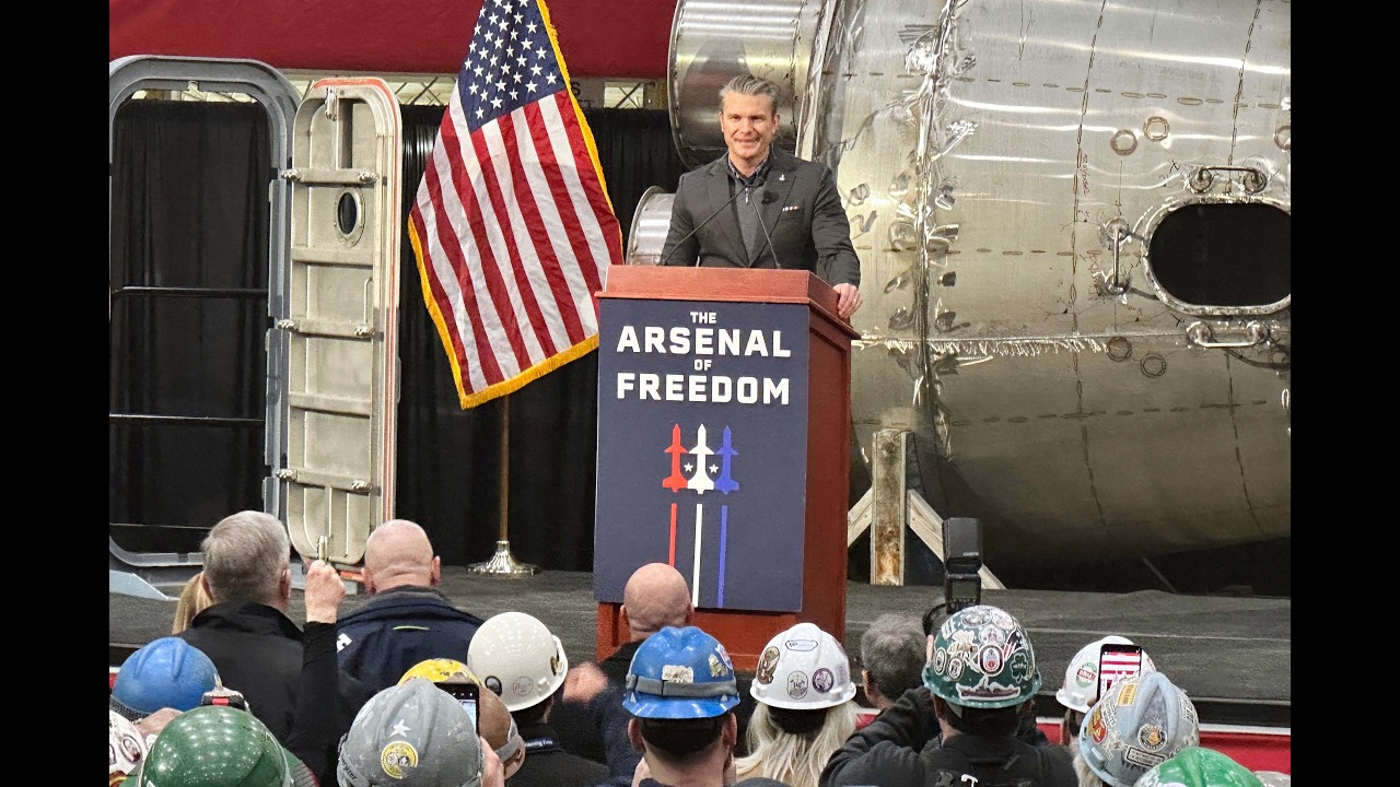 Hegseth Takes ‘Arsenal of Freedom’ Tour to St  Louis
