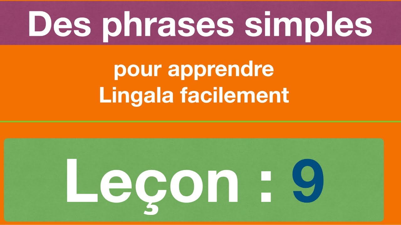 EXPRIMEZ LA NÉGATION AVEC DES EXEMPLES SIMPLES EN LINGALA.  FORMEZ DES PHRASES SIMPLES EN LINGALA.