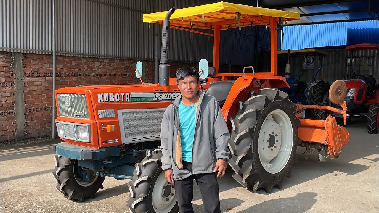 Kubota L3202DT theo chủ mới về làm dâu Đak Som Đak Nông. Đại Phong 0967615935