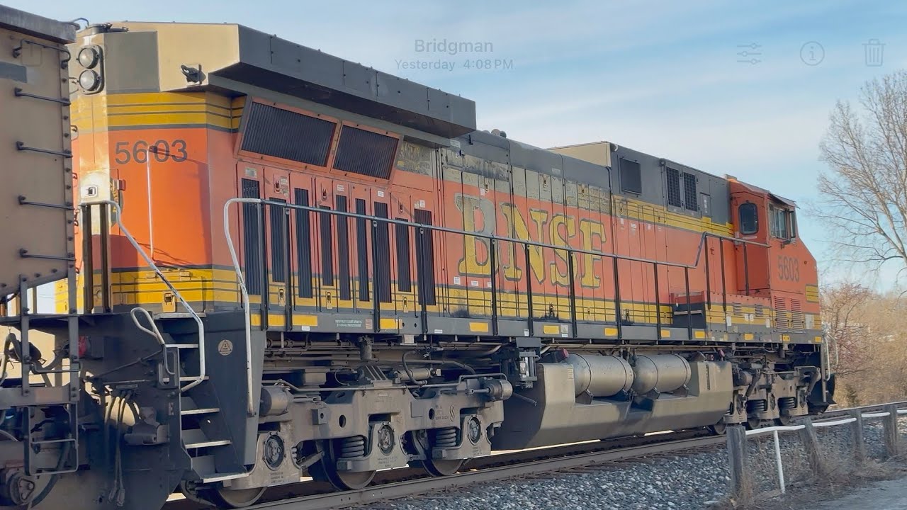 I’m back! CSX (BNSF) E801 with 130 empty coal cars and the first time seeing a H2 in a while!
