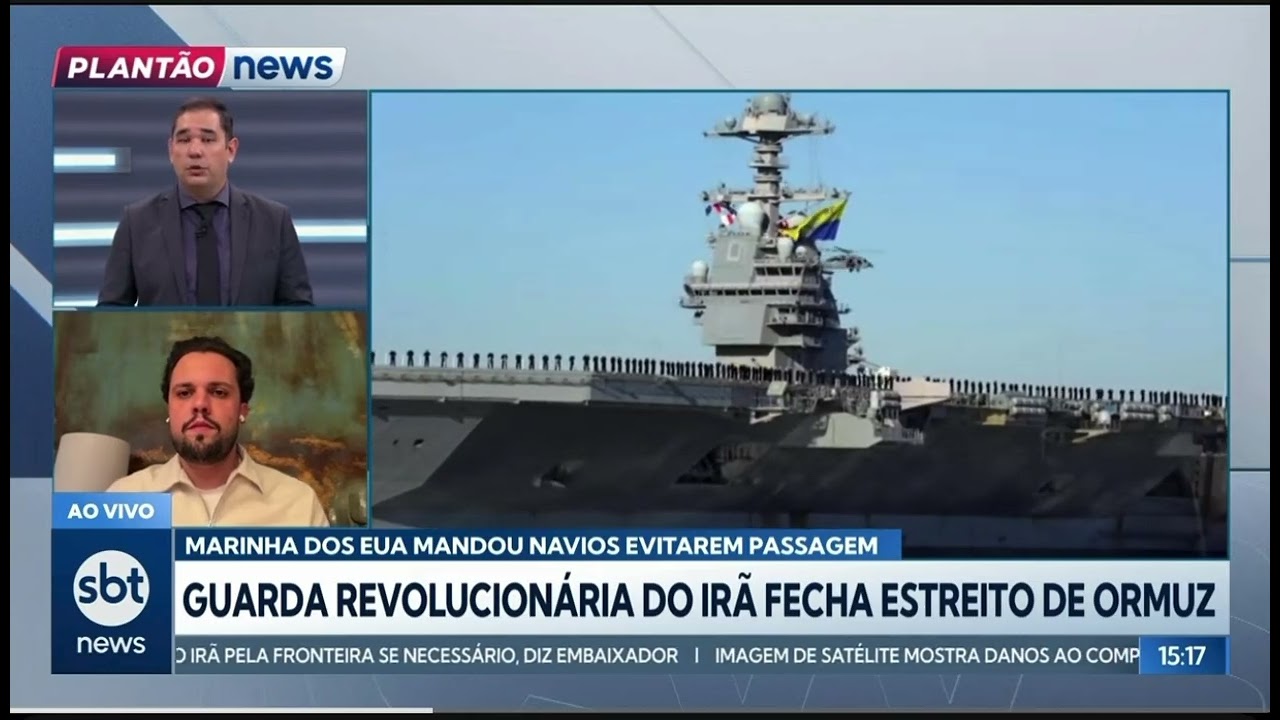 Rodrigo Paiva  ao vivo no SBT NEWS falando sobre o impacto nos negocios nessa guerra Iran x USA