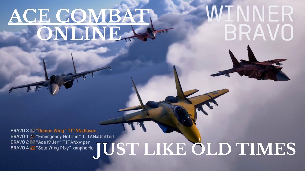Командный бой насмерть в Ace Combat 8 по сети &mdash; это... весьма интересный опыт