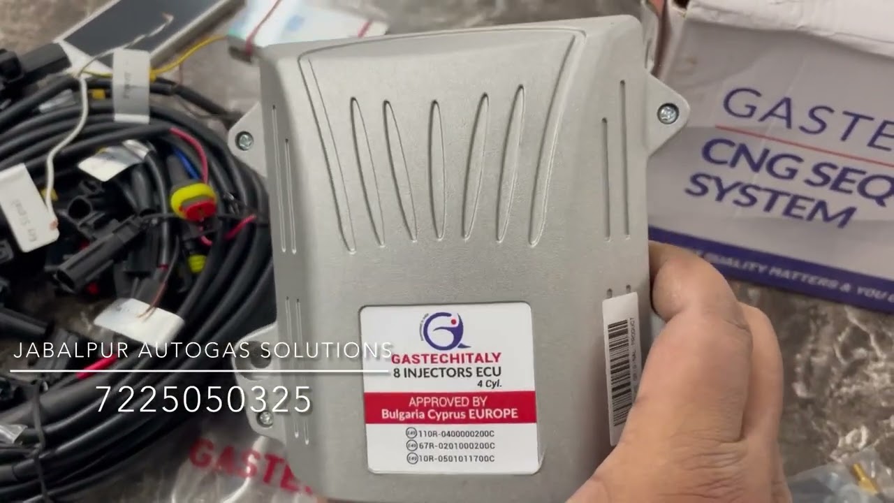 8 Injector LPG CNG Kit - Gas tech Italy - LPG/CNG Kit for 8 Injector Cars - No wire Cutting