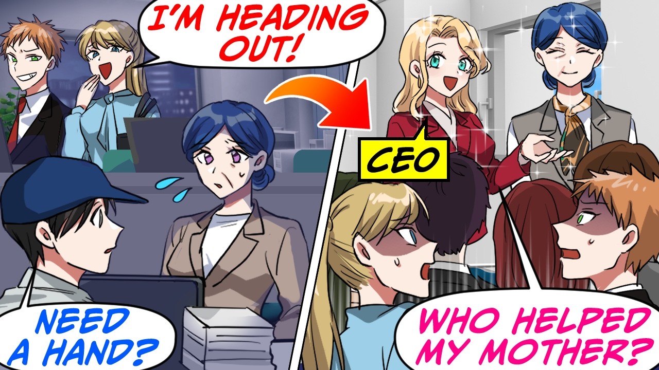 An Older Employee Was Forced Into Late-Night Overtime! So as the Janitor, I&hellip;[RomCom Manga Dub]