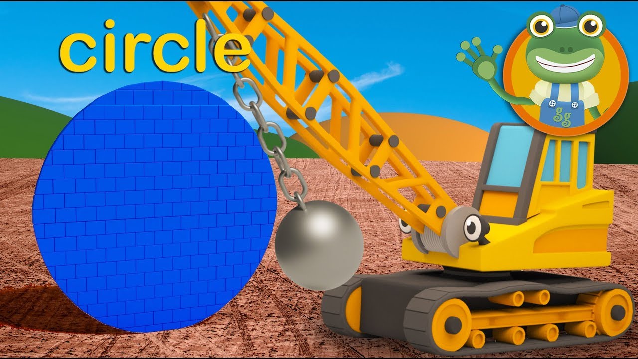 Learn Shapes at Gecko's Garage | Educational Videos For Children