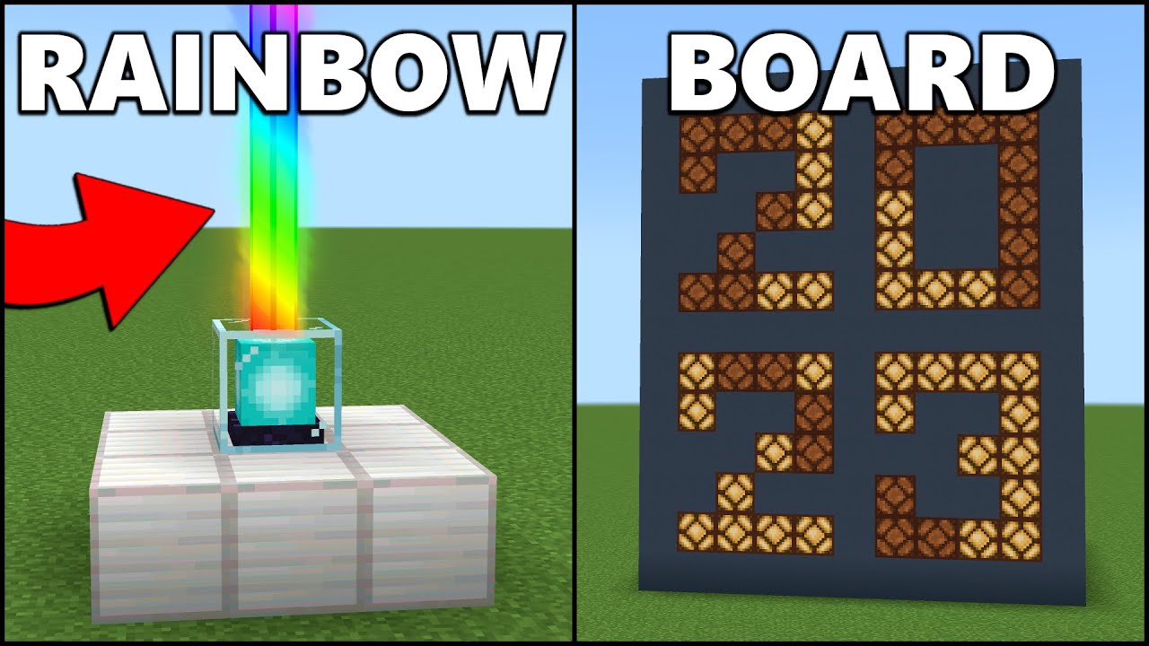 Minecraft: 10+ New Year Build Hacks!