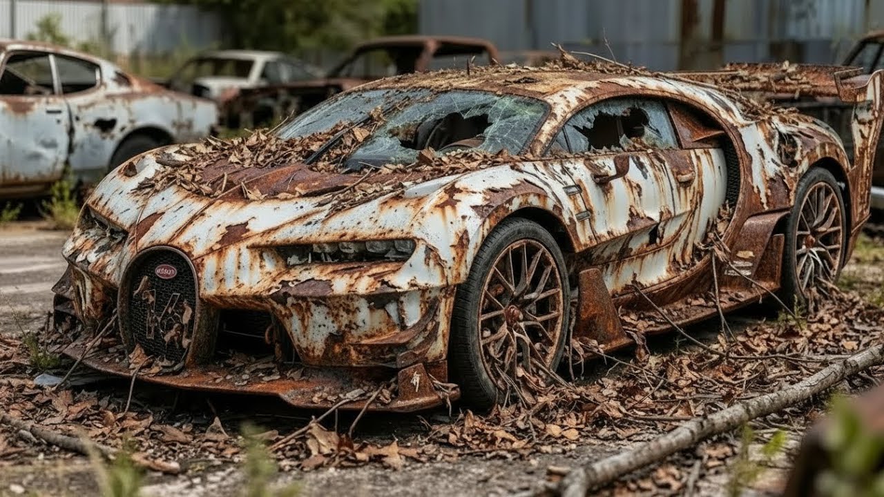Full ASMR Bugatti Vision Gran Turismo Restoration from Wrecked to Brand New