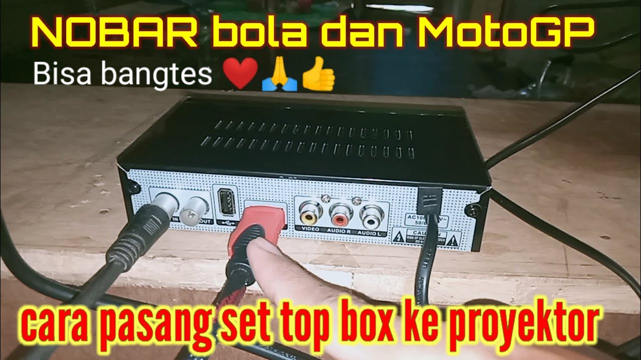 Cara pasang SET TOP BOX ke Proyektor INFOCUS
