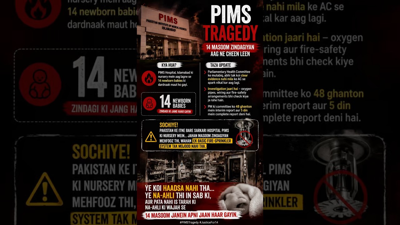PIMS Hospital Tragedy: 14 Newborn Babies Lost Their Lives | Serious Fire Safety Questions Raised