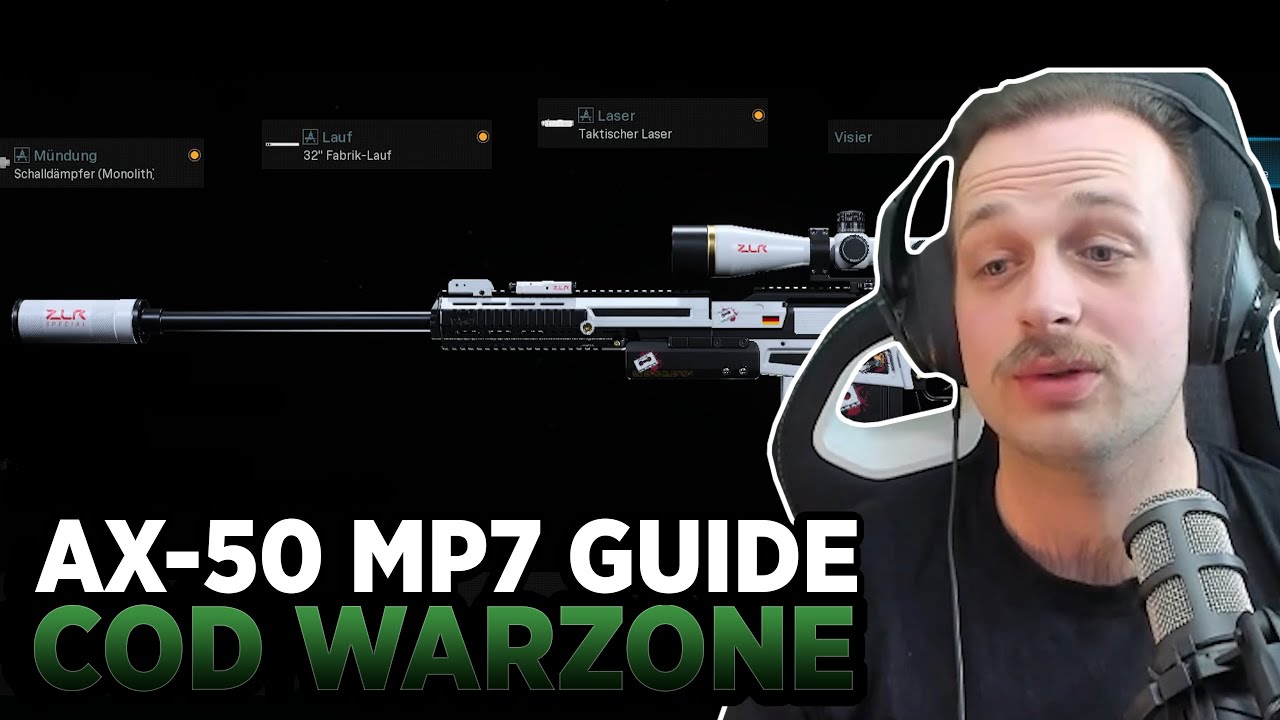 AX-50 UND MP7 GUIDE 😱💥|AKTUELLES MAIN LOADOUT |WARZONE