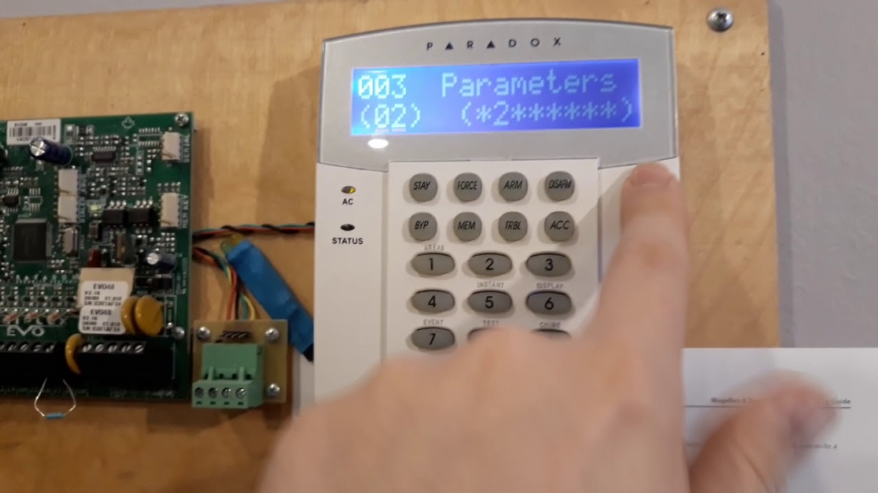 Ночная охрана в Paradox. Режимы stay arm и sleep arm