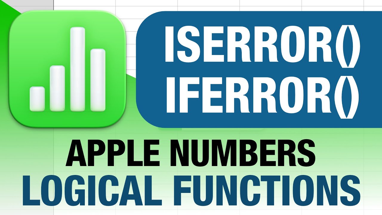 ISERROR() and IFERROR() Functions in Apple Numbers