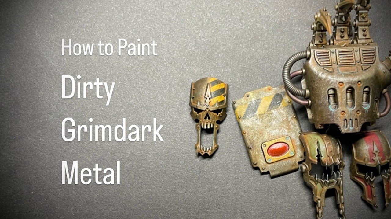 How to Paint: Dirty Grimdark Metal for Warhammer40k & Necromunda