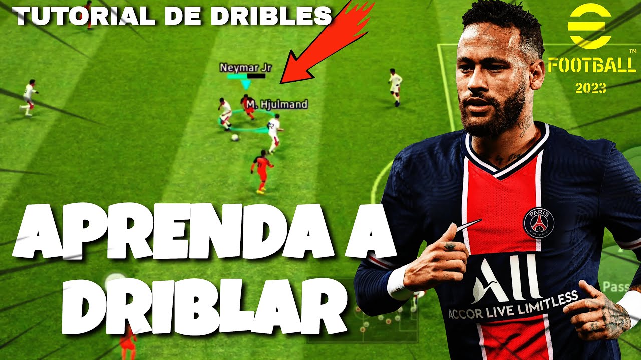 COMO DRIBLAR NO EFOOTBALL 2023 MOBILE ATUALIZADO | APRENDA OS COMANDO DE DRIBLES