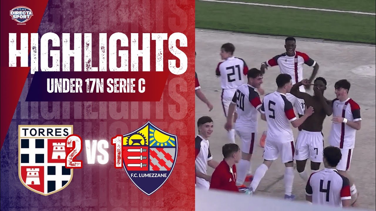 Calcio U17N di serie C. Torres Sassari - Lumezzane 2-1 (Highlights)