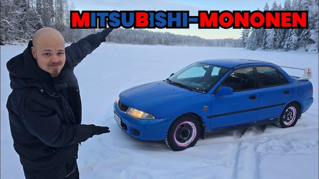 Testataan kestääkö jäät ?  - Mitsubishi Carisma GDI 1.8
