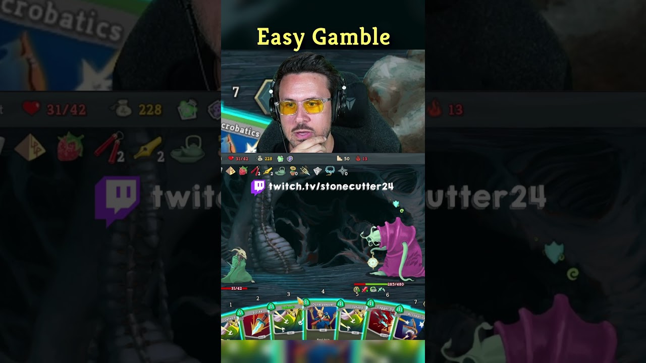 Easy Gamble #slaythespire #gamble #poison #easy #bossfight #boss #gaming