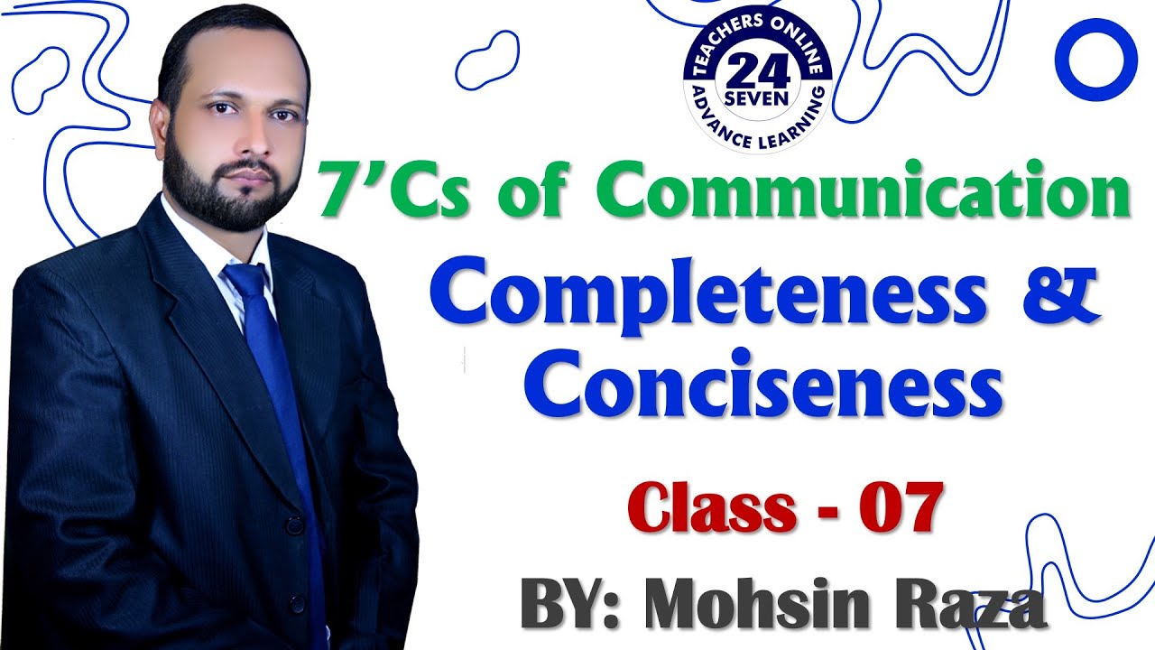 ENG201 Short Lecture - 07 | VU Short Lecture | Completeness and Conciseness in (Urdu / Hindi)