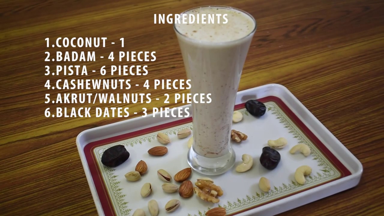 Coconut Milk with Dry Fruits | Immunity Booster | Juice | In Tamil | In English | Annai Adukkalai