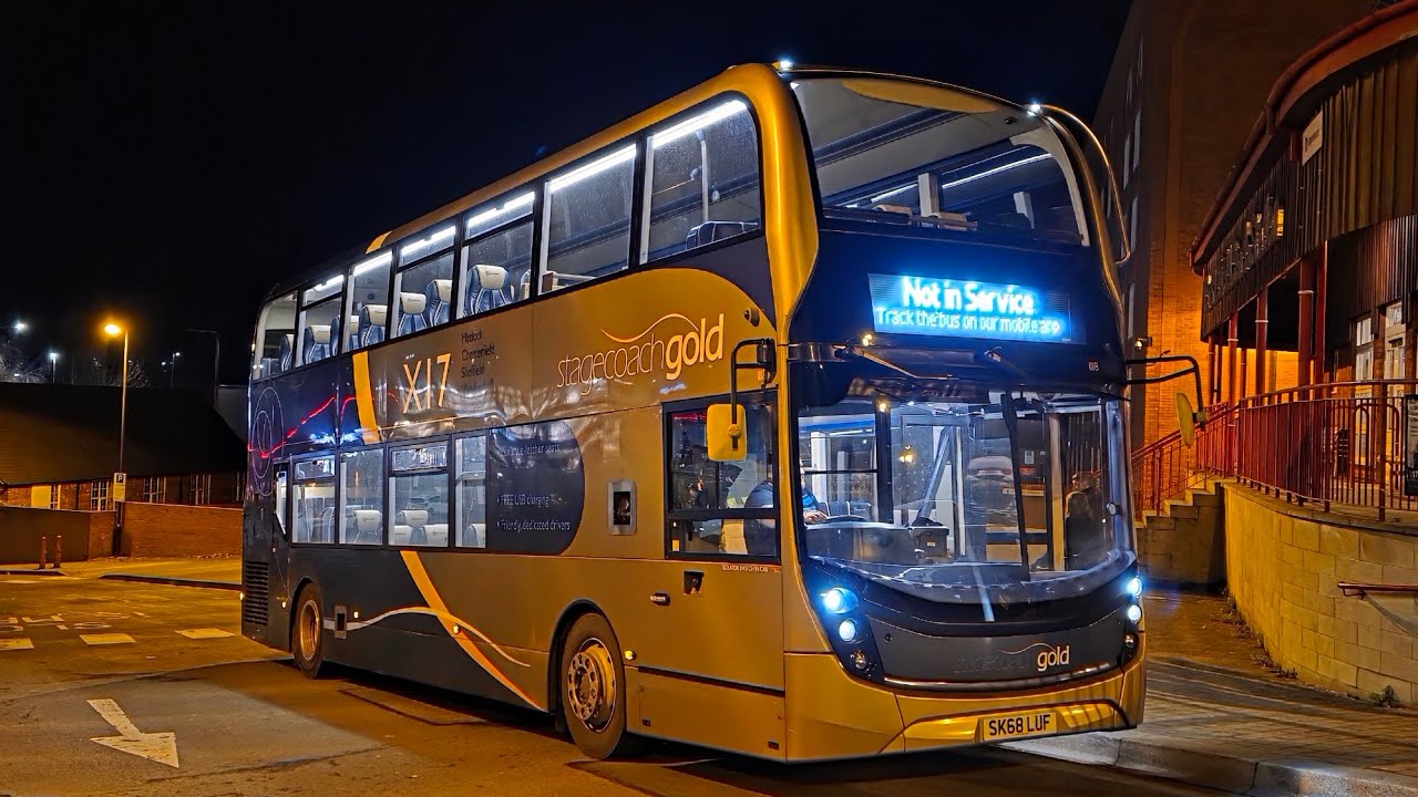 Decent revs and thrash! Stagecoach Yorkshire ADL E40D/ADL Enviro 400MMC 11118/SK68LUF - Route X17