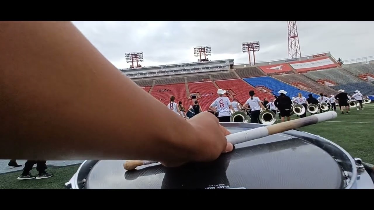 Calgary Stampede Showband 2024 Snare Cam - Noah Co