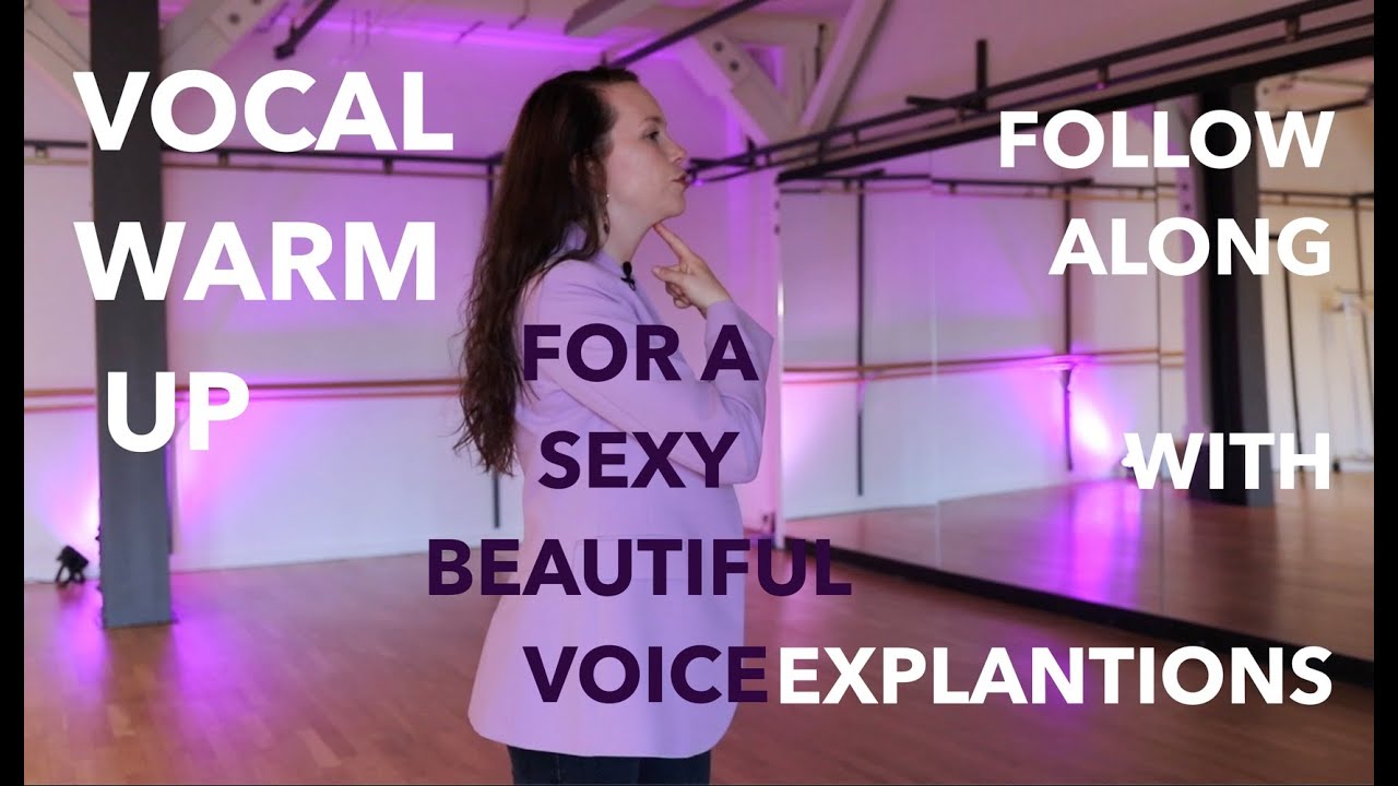 SEXY BEAUTIFUL VOICE FOLLOW ALONG WARM UP that enhances your speaking and singing Voice