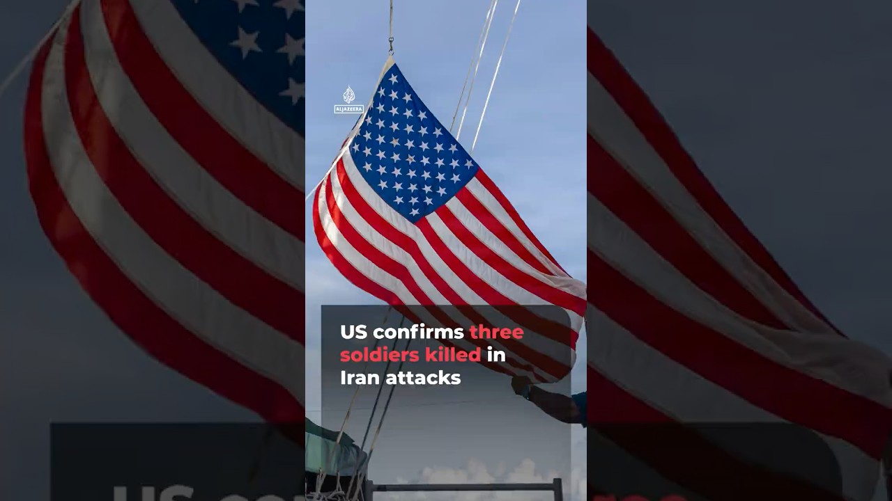 US confirms three soldiers killed in Iran attacks | AJ #shorts
