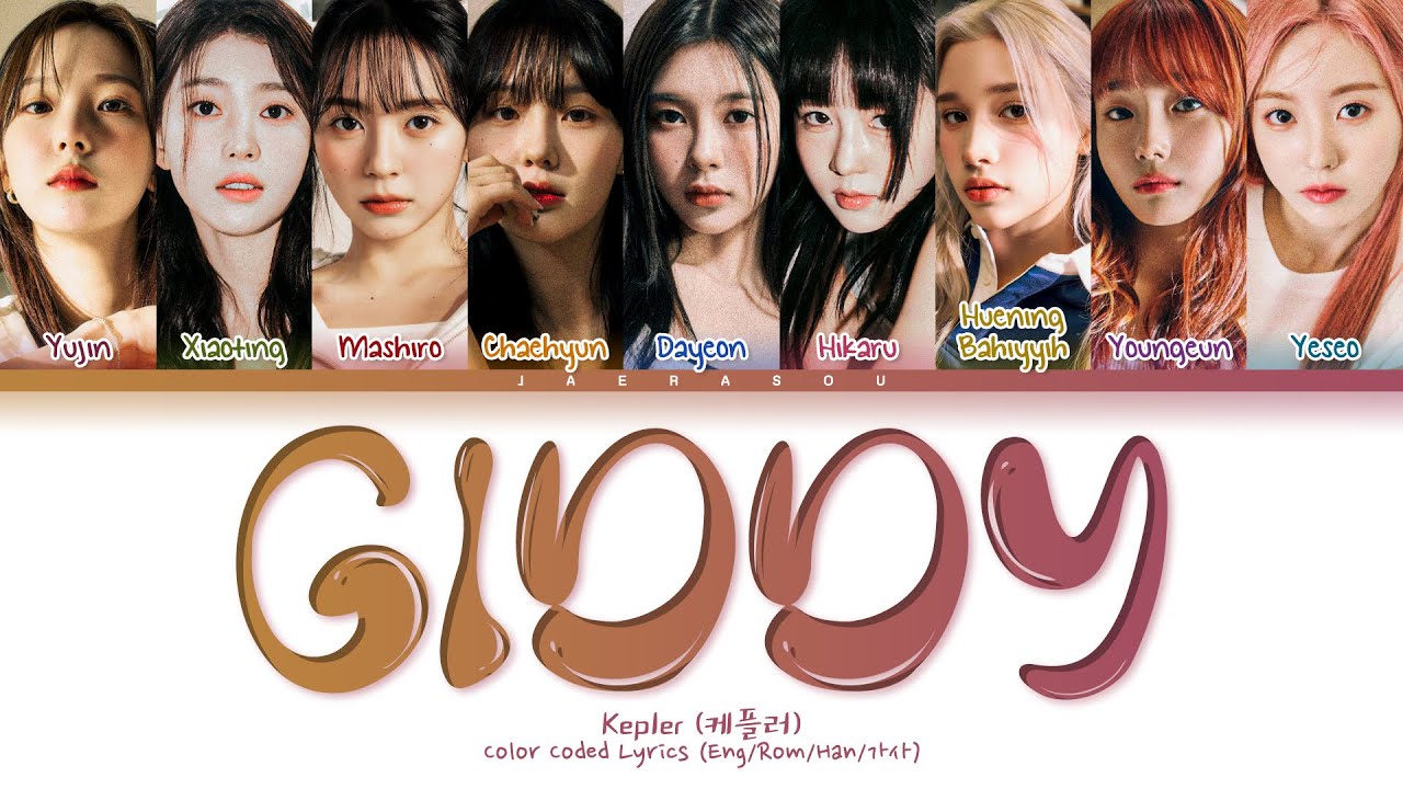 Kep1er Giddy Lyrics (케플러 Giddy 가사) (Color Coded Lyrics)