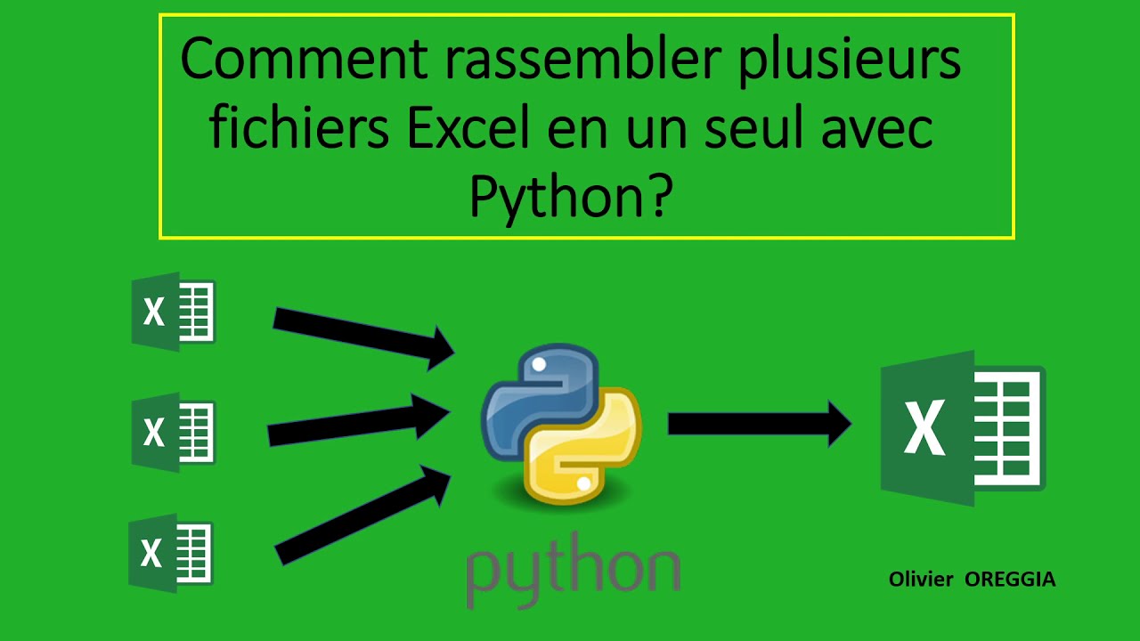 Comment rassembler plusieurs fichiers Excel  en un seul fichier avec Python (Pandas).