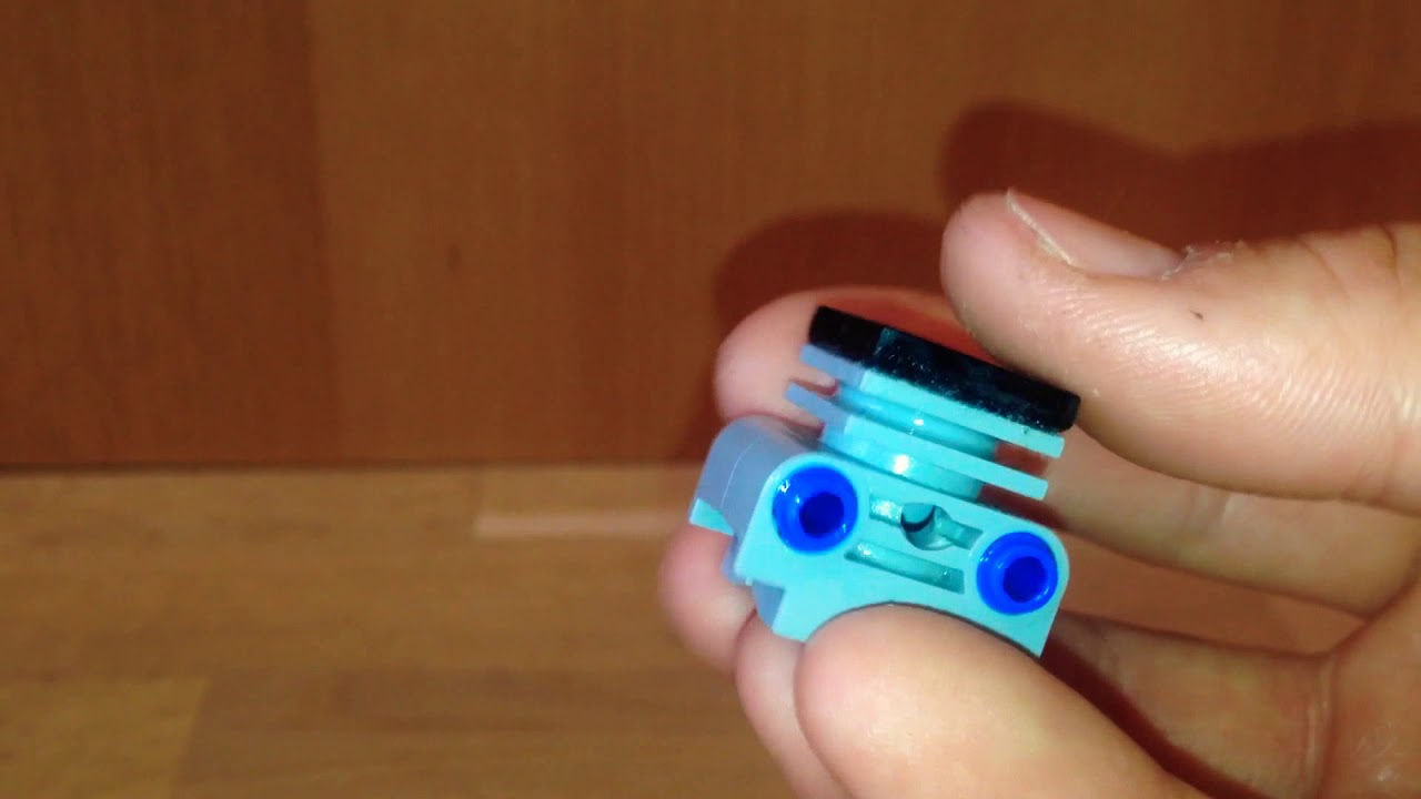 How to build Lego pneumatic engine with one cylinder