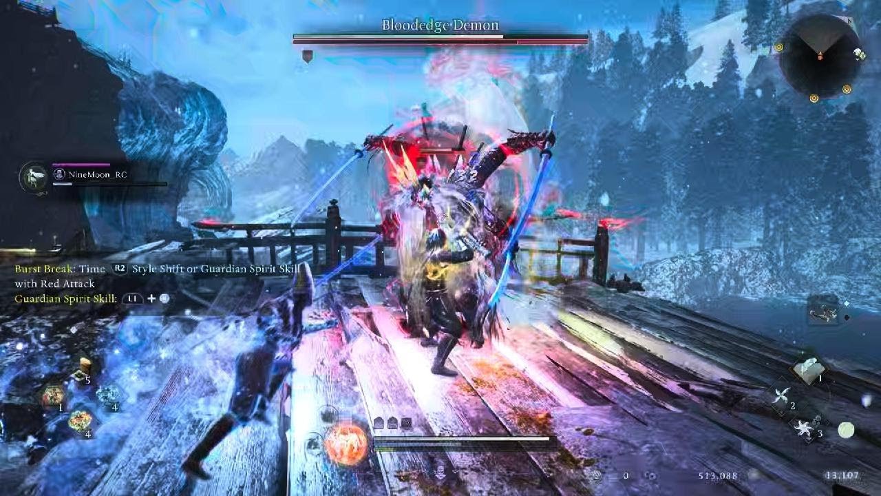 Nioh 3 Bloodedge Demon Fight