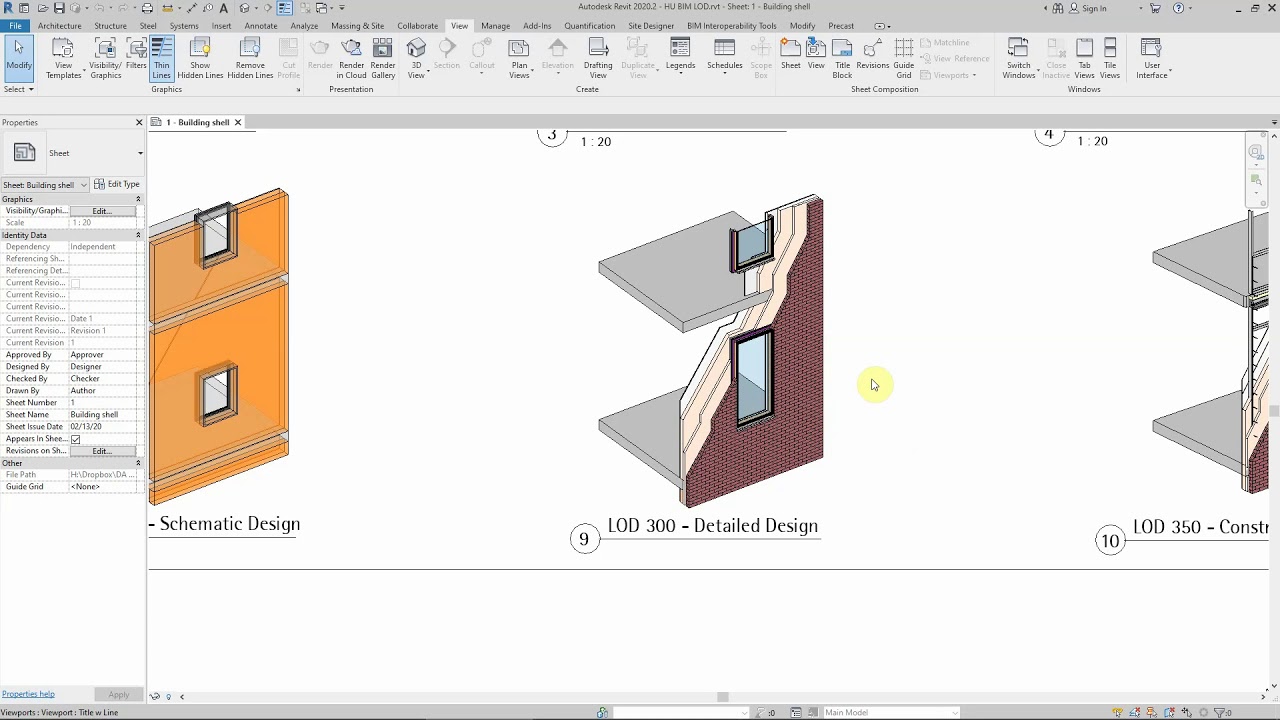 HU BIM Level Of Detail (LOD)