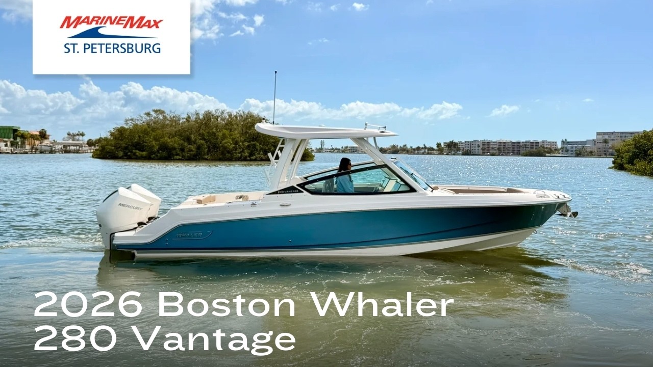 Только что в 2026 году появилась катер Boston Whaler 280 Vantage | Уже в продаже в MarineMax St. ...