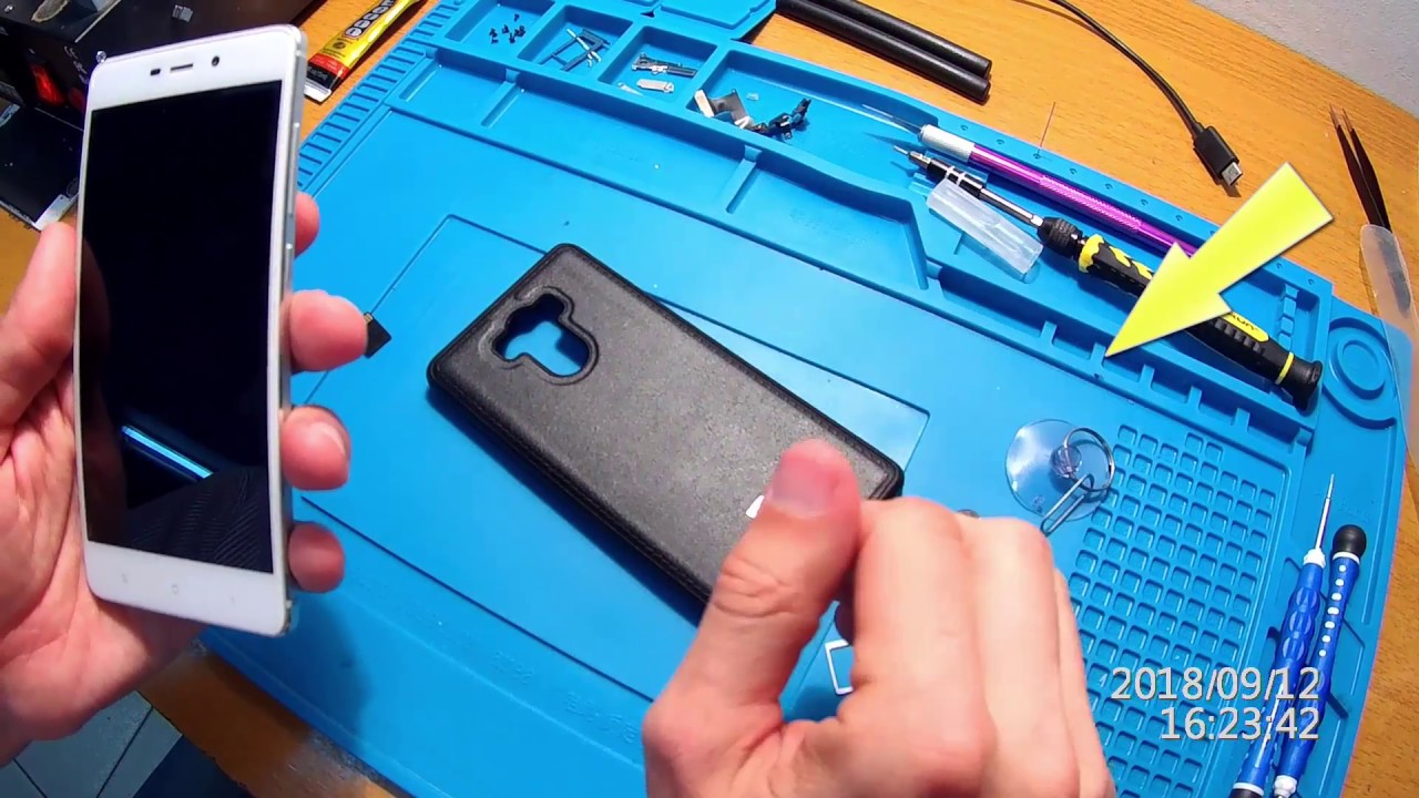 Redmi note 5 как вставить симку установить в лоток смартфона