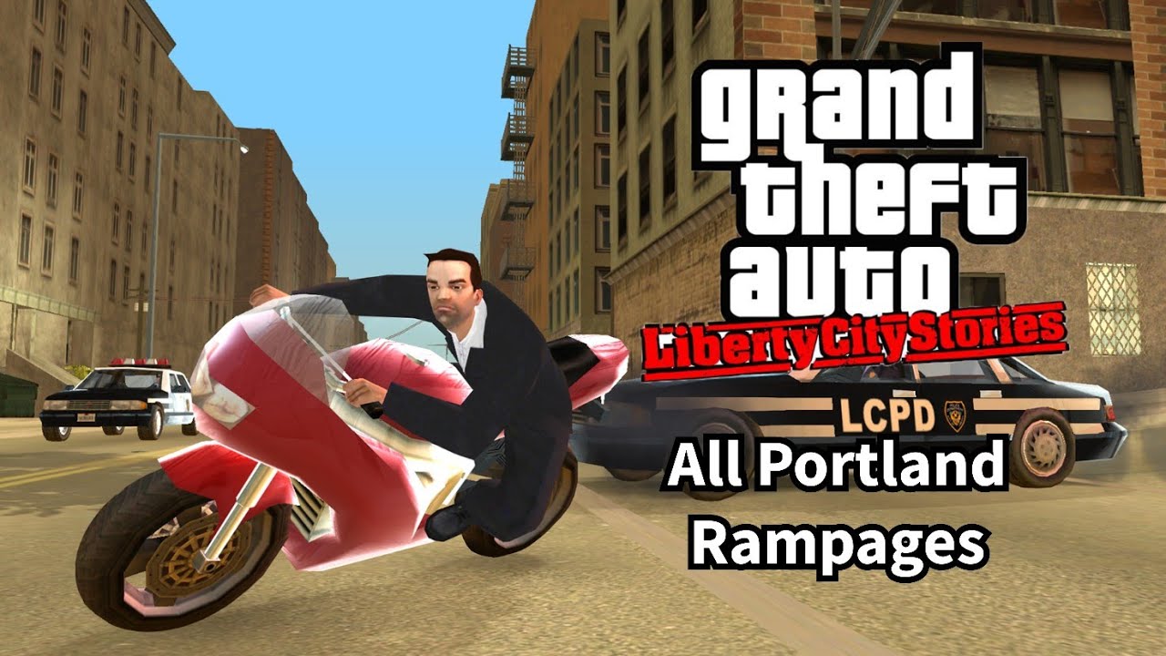 GTA Liberty City Stories (Android) - ALL Portland Rampages